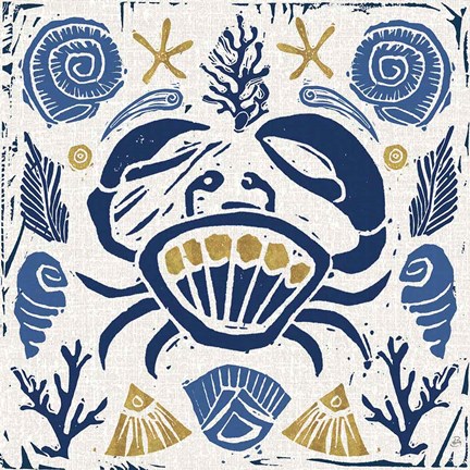 Framed Primitive Sea VII Print