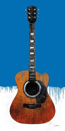 Framed Garage Band II Paint Print