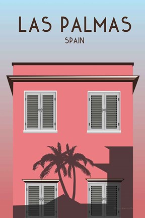 Framed Las Palmas Print
