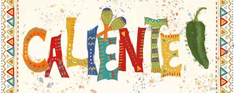 Framed Tex Mex Fiesta X Print