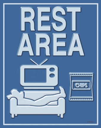 Framed Rest Area Print