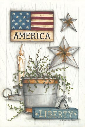 Framed Liberty Bell Print