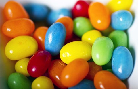 Framed Jellybeans in a Bowl Print
