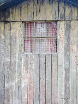 Framed Checkered Barn Print