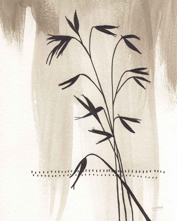 Framed Valentine Neutral I Crop Print