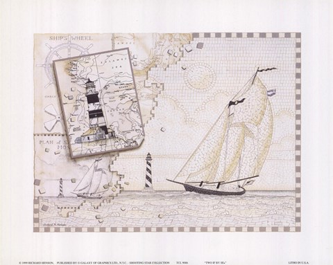 Framed Two If By Sea Print