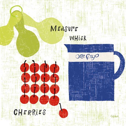 Framed Baking It II Print