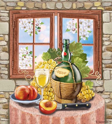 Framed Soave in Springtime Print