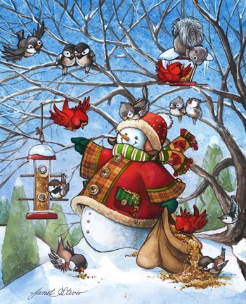 Framed Feathered Friends Print