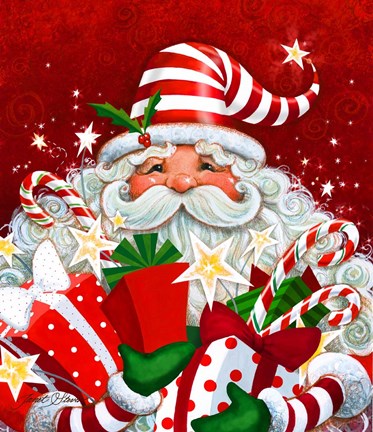 Framed Magical Santa Print