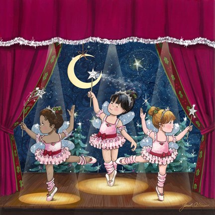 Framed Sugar Plum Fairies Print