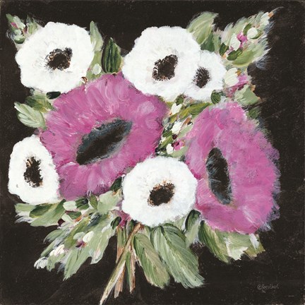 Framed Pretty in Pink &amp; Black IV Print