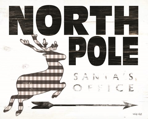 Framed North Pole Office Print