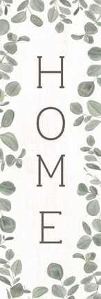 Framed Home Eucalyptus II Print