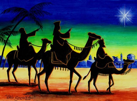 Framed Bright Shining Star Print