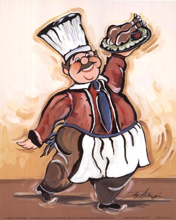 Framed Service with a Smile III Print