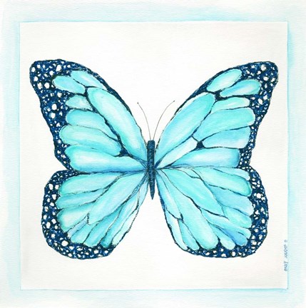 Framed Butterfly IV Print