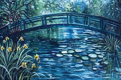 Framed Blue Lagoon Print