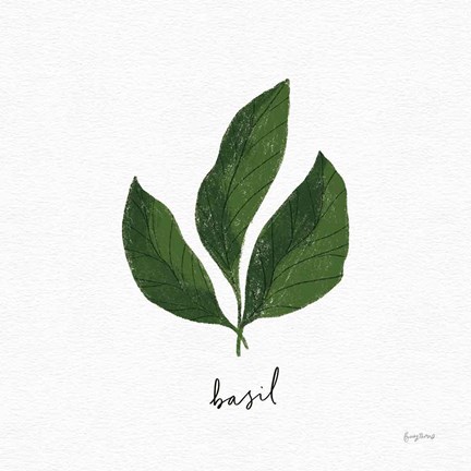 Framed Herbs VI White Print