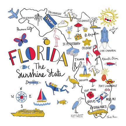 Framed Florida Print