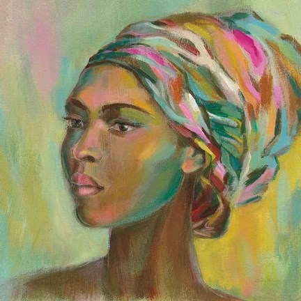 Framed African Woman II Print