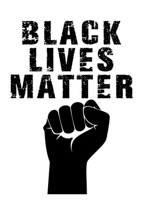 Framed Black Lives Matter 2 Print