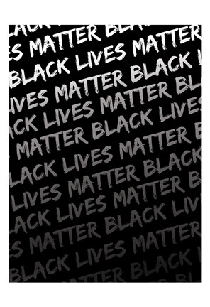 Framed Black Lives Matter 9 Print