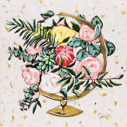 Framed Globe Growth Print