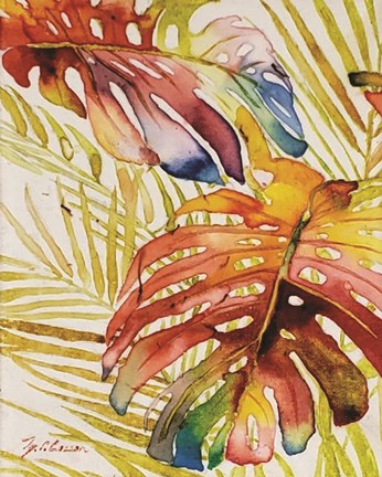 Framed Tropic Botanicals II Print
