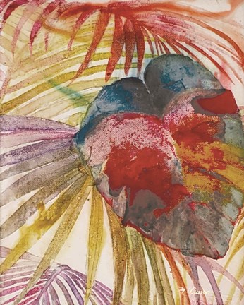 Framed Tropic Botanicals V Print