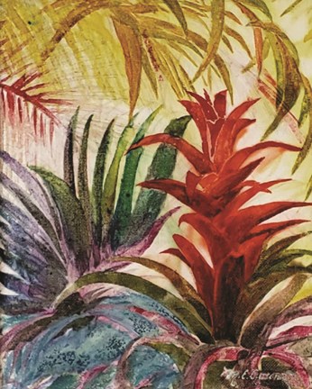 Framed Tropic Botanicals VI Print