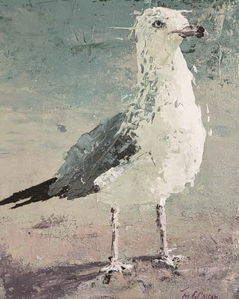 Framed Beach Bird VII Print