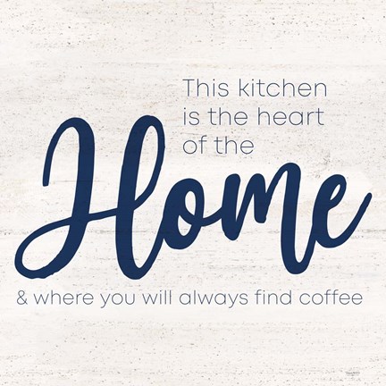Framed Coffee Kitchen Humor VI-Home Print