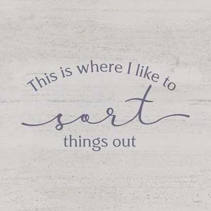 Framed Laundry Room Humor VI-Sort Print