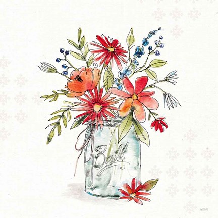 Framed Americana Mood V No Words Print