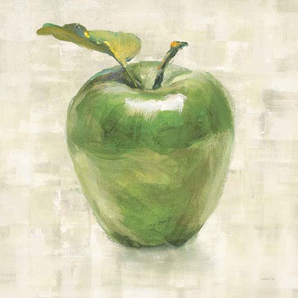 Framed Green Apple Print