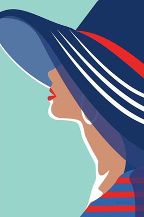 Framed Beach Chic IV Print