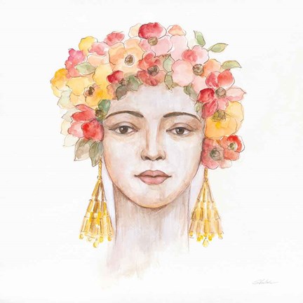 Framed International Woman IV Print