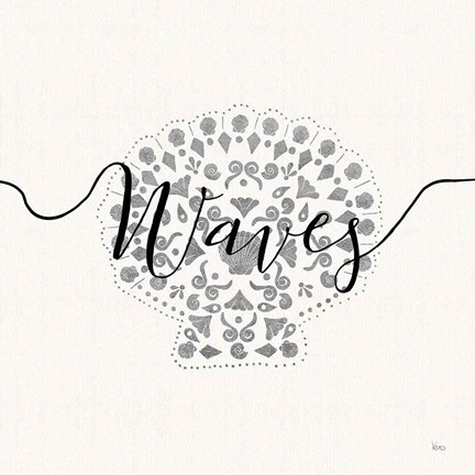 Framed Sea Charms III Silver Print