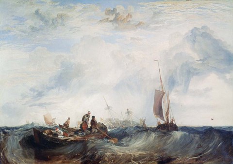 Framed Entrance of the Meuse, c1819 Print