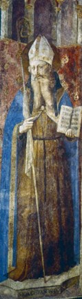 Framed St John Chrysostom, Mid 15th Century Print