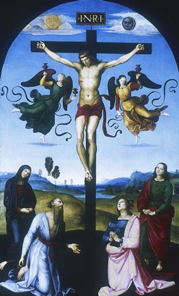 Framed Mond Crucifixion, c1530 Print