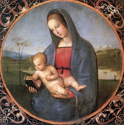 Framed Madonna Conestabile, 1502-1503 Print