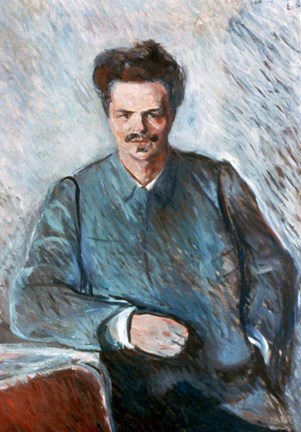 Framed August Strindberg, 1892 Print