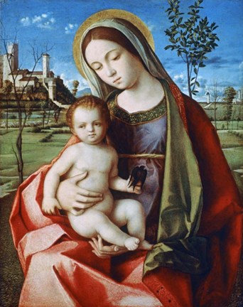 Framed Madonna and Child, c1510 Print