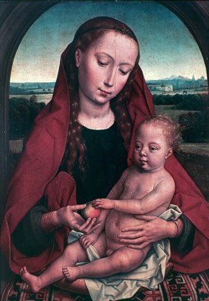 Framed Virgin and Child, c1453-1494 Print