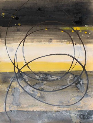 Framed Horizon Balance I Print