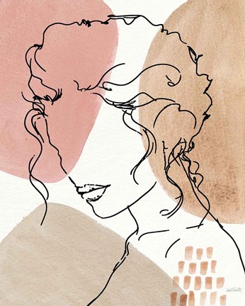 Framed Soft Figures VII Print