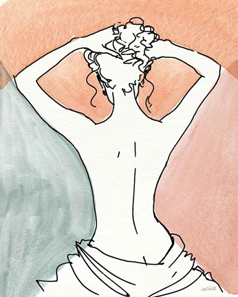 Framed Soft Figures V Print