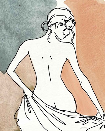 Framed Soft Figures IV Print